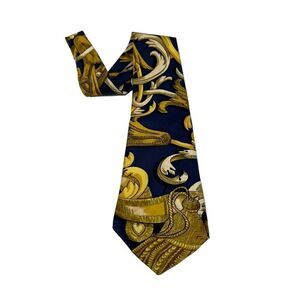 Hermès Silk Mors et Filets Print Scarf with Blanc Matt Overlay Twill Men’s Tie